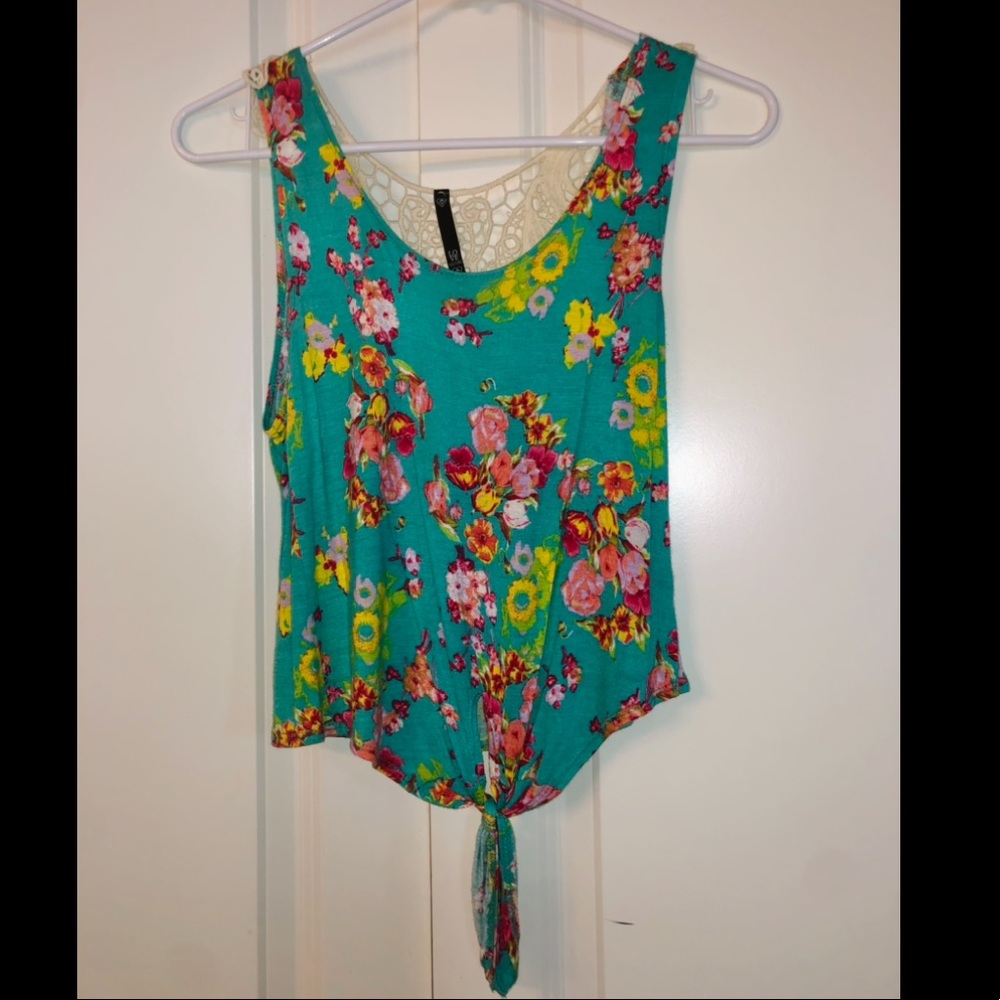 Floral crop top